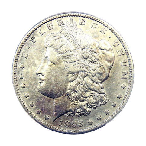 1893-S Morgan Silver Dollar – One of the most coveted U.S. coins in numismatics, the 1893-S Morgan is rare and highly valuable in any grade.